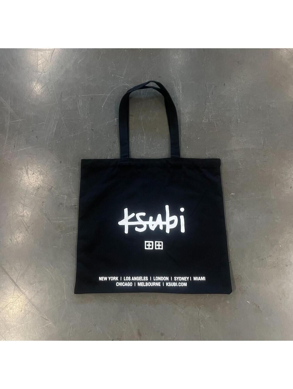 Ksubi Heavy Canvas Tote Black • Large
